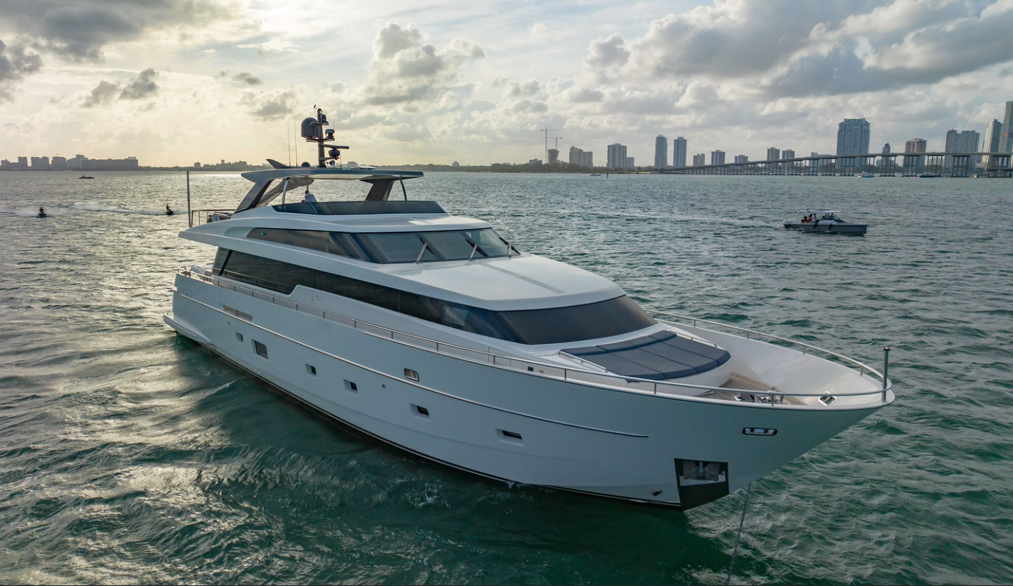 97ft San Lorenzo Mega Yacht in Miami rental in Miami